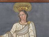 an image of a painting of a woman with a crown on her head