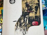 une image d'une image d'une peinture sur une feuille de papier