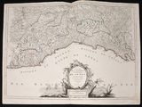 an old map of the country of france with a plaque on it