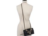 chanel black quilted lambskin quilted lambskin shoulder bag