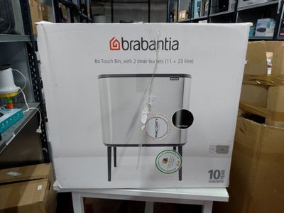 a box of brabantia water purifier in the store