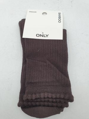 ONLY - Chaussettes PGMALOU LONG BAMBOO - Chocolate Torte - V…