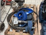 a lot of tools that are sitting on a pallet