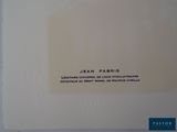 a sign on the wall that says jean fabris