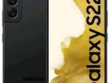 Le Samsung Galaxy S9 est présenté en noir, avec le logo Samsung au dos.