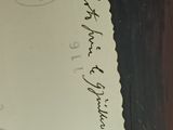 a close up of a piece of paper with writing on it