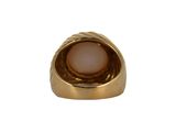 an image of a gold ring with a pink stone in the center
