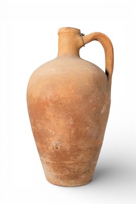 Cruche Ottomane EN Terre Cuite Avec Engobe Rouge