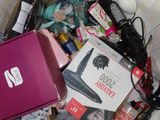 a pile of assorted items in a plastic bag