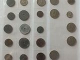 a lot of coins that are in a plastic bag