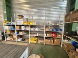 a room with a lot of boxes and boxes on the shelves