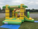 inflatable jungle bouncer with slide and slide