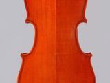an old violin with the back of the back of the cello