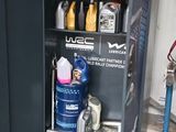 an image of a garage with a large metal cabinet