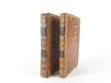 an old book opened to show the inside of it