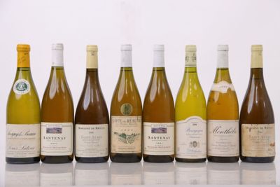 plusieurs bouteilles de vin sont alignées sur une table