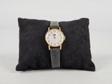 an image of a wrist watch on a pillow on a white background