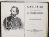 an old book with a picture of a man in uniform