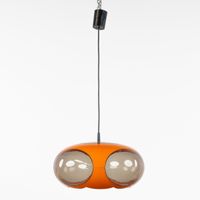 Massive, une suspension « Bug Eye » orange en forme d’OVNI, … (photo 5)