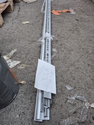 Lot de 10 profils en aluminium, longueur 2,5 m, finition gri…