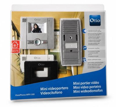 un gros plan d'un interphone vidéo et d'une caméra vidéo