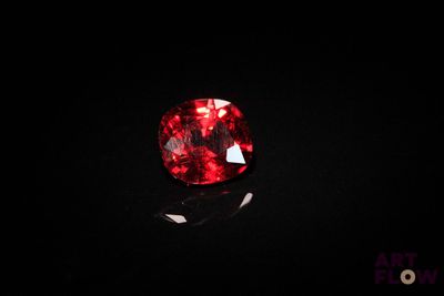a red diamond in the dark