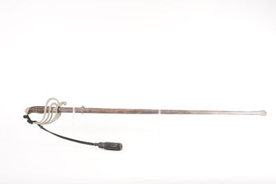 France. Sabre modele 1882 Monture à 4 branches, fusée bois f…