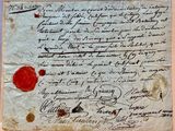 un gros plan d'un morceau de papier sur lequel on a écrit