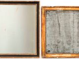 paire de gants et de miroirs français du XIXe siècle