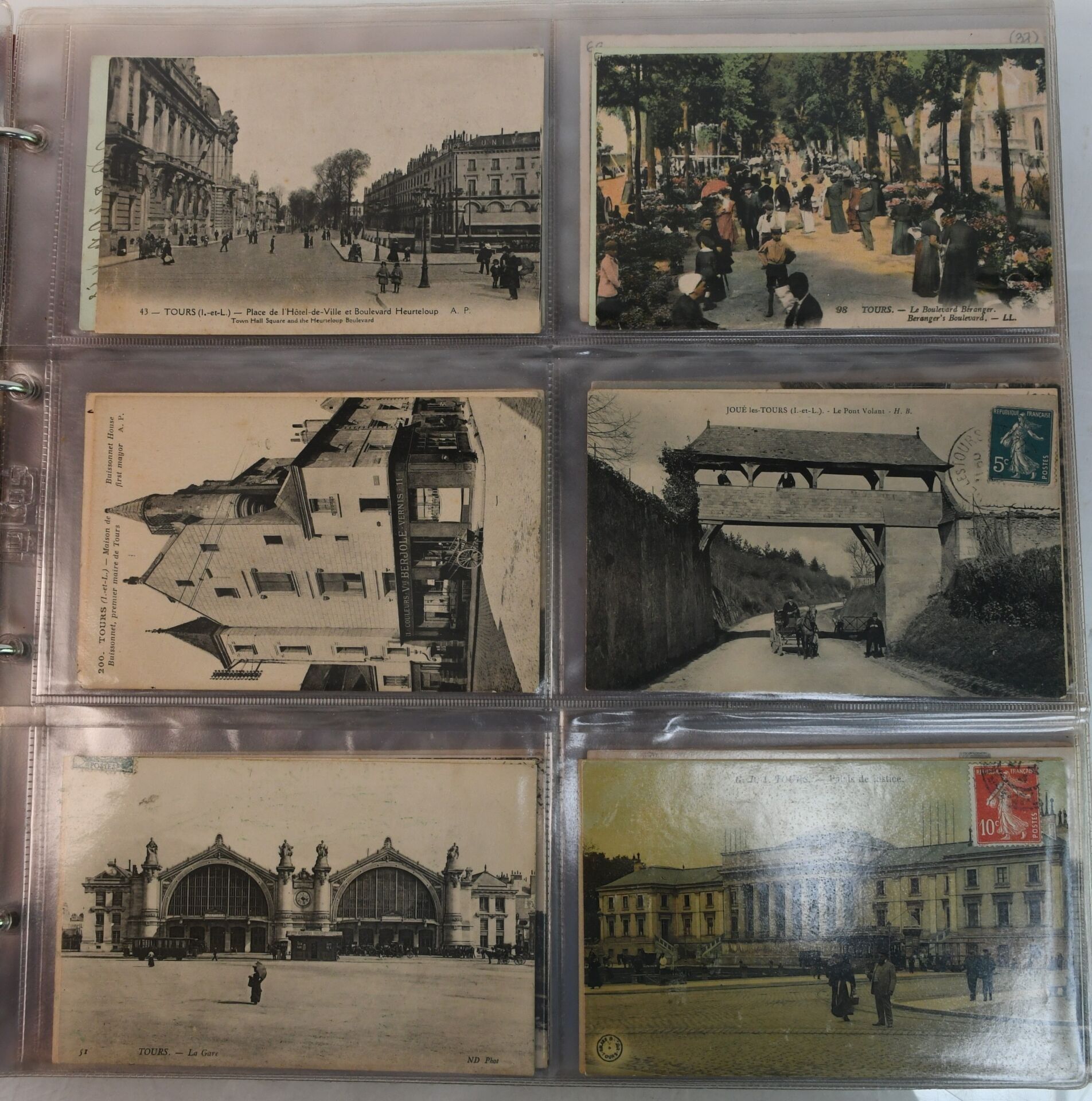 Environ 780 cartes postales anciennes et semi-modernes sur l…