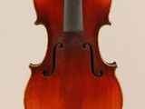 an old violin with a bow on a white background