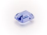 a blue diamond on a white background