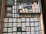 a box full of assorted items sitting on the floor