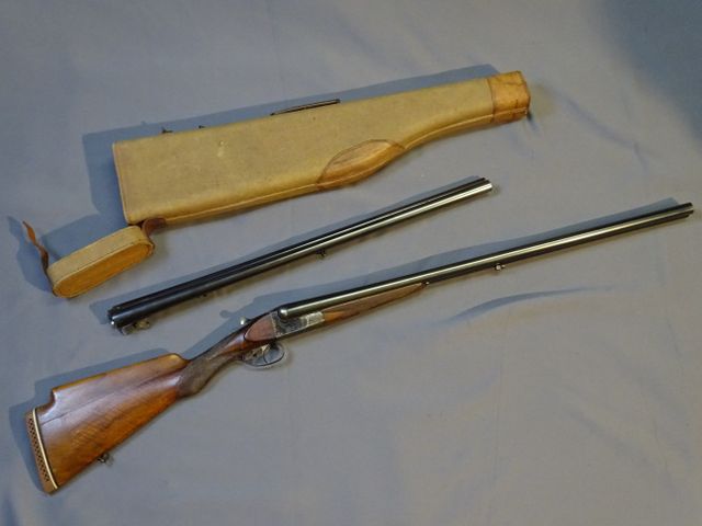 CAT C : BN179/C24/3085 - Fusil juxtaposé Artisan Français + étui ...
