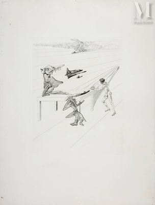 Salvador Dalí (1904-1989) L’enfant sauterelle, 1933-1934