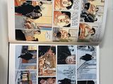 a picture of a comic book with a picture of a cat