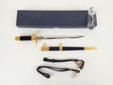 an image of a knife and other items on a white surface