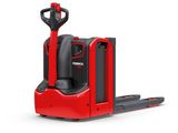 a close up of a forklift on a white background