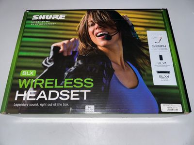 Système HF simple serre tête FITNESS SHURE mod BLX4 wireless… - Photo 1