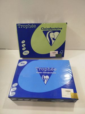 Lot de 2 - CLAIREFONTAINE - Papier couleur Trophée - 80g - B…
