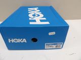 a blue box with the word hoka on it