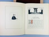 an open book with a picture of a man and a woman on it