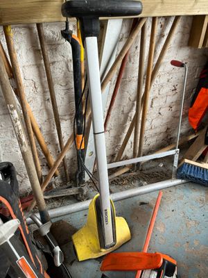 an image of a tool room with tools and tools on the floor