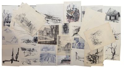 Bernard BOURRAND (XXe siècle) Important ensemble de vues de …