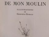 the cover of the book les lettress de demon moulinn
