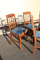 Suite de six chaises dite à la cathédrale en acajou et placa… (photo 6)