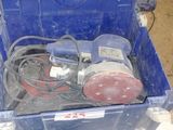 a blue box that has a bunch of tools inside of it