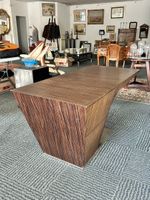 ROCHE-BOBOIS (attribué à), bureau de forme moderniste en pla… (photo 4)