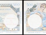 deux images représentant un homme et une femme figurant sur un billet de banque