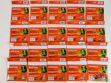 many packets of safety saws on a table